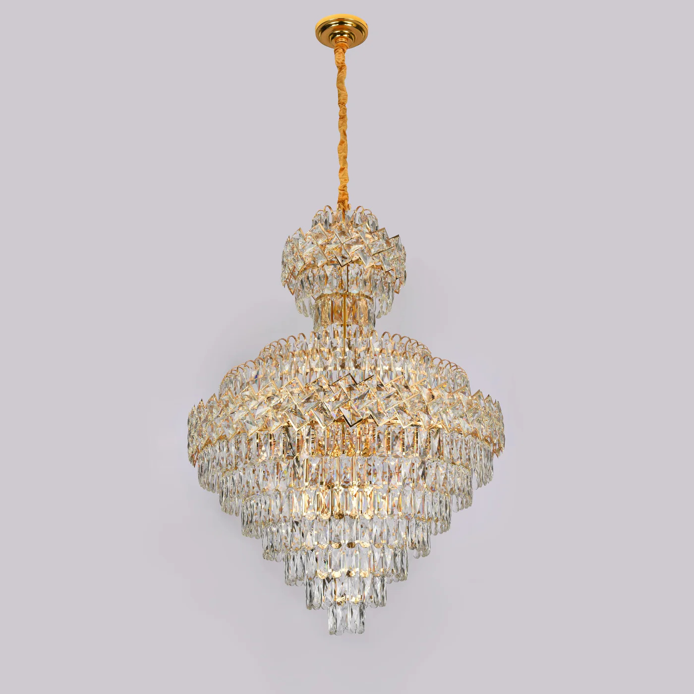 Candelabru Cristal, 80x110CM, 22 x E27, Auriu