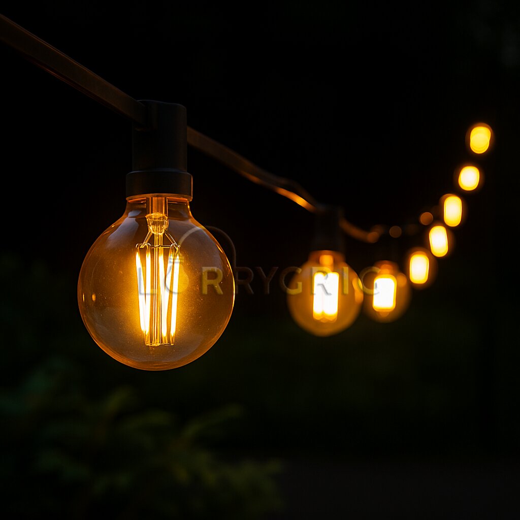 Bec LED Filament model G125, 8W, E27