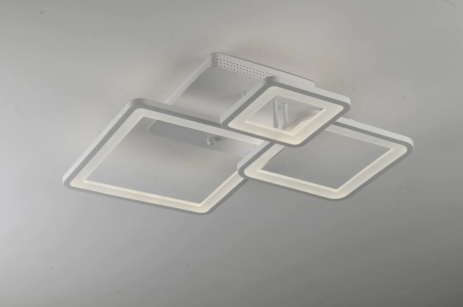 Lustra LED cu Telecomanda, 112W, 3 tipuri de lumina, Alb