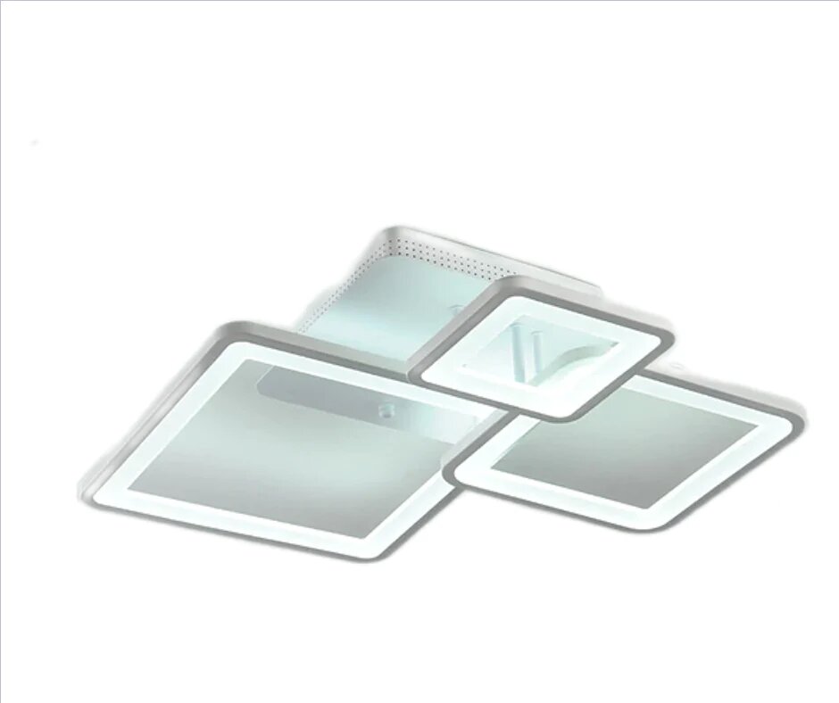 Lustra LED cu Telecomanda, 112W, 3 tipuri de lumina, Alb