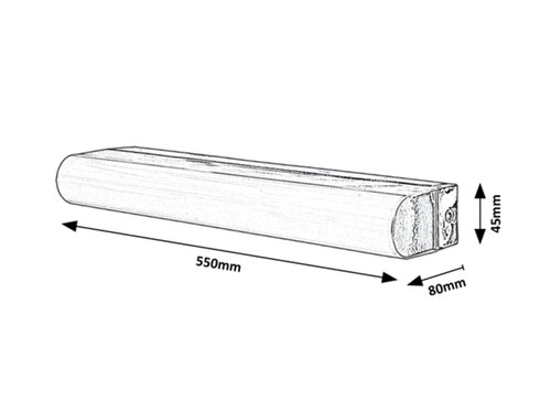 Lampa Matt LED, 15W, 1360lm, lumina neutra (4000K), IP44