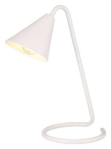 Lampa de birou Monty, 1 x E14, alb