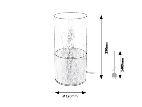 Lampa de masa Zelkova, 1 x E27, aluminiu slefuit