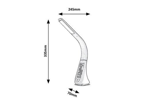 Lampa de birou Lionel LED, 5W, 260lm, lumina rece (5000K)