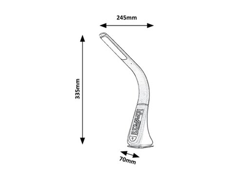 Lampa de birou Lionel LED, 5W, 260lm, lumina rece (5000K)