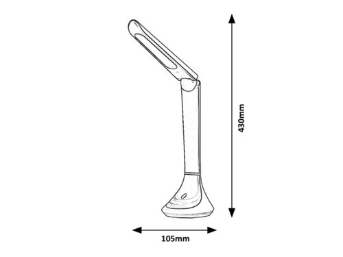 Lampa de birou Balor LED, 5W, 320lm, lumina neutra (4000K)
