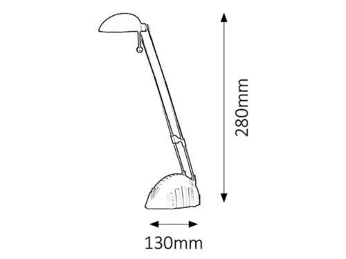Lampa de birou Ronald LED, 5W, 350lm, lumina neutra (4000K)