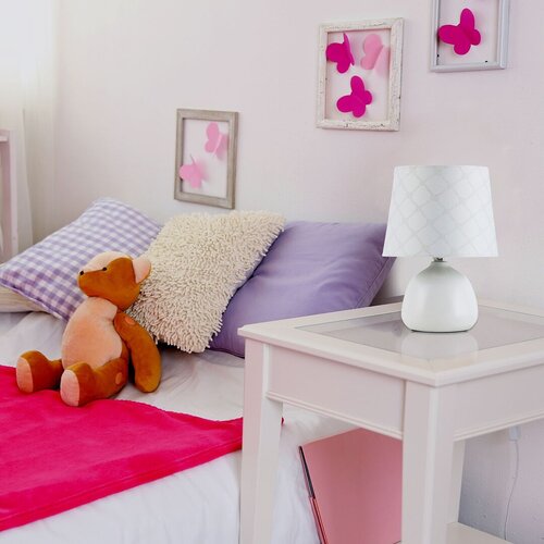 Veioza Ellie, 1 x E14, alb