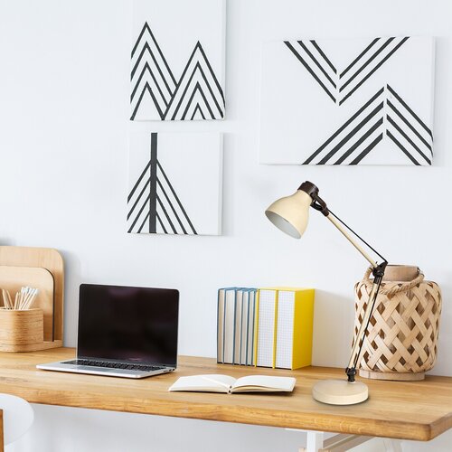 Lampa de birou Carter, 1 x E14, bej