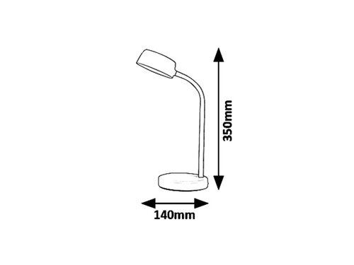 Lampa de birou Berry LED, 4.5W, 350lm, lumina neutra (4000K), Roz