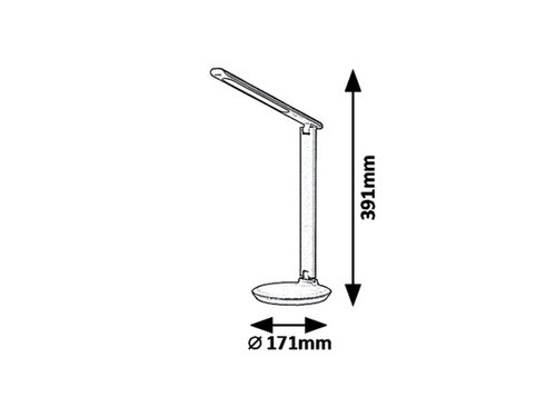 Lampa de birou Osias LED, 9W, 400lm, lumina reglabila (2700K - 6500K)