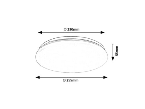 Plafoniera Vendel LED, 12W, 1050lm, lumina calda (3000K)