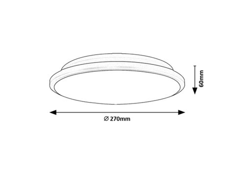 Plafoniera Engon LED, 18W, 940lm, lumina calda (3000K)