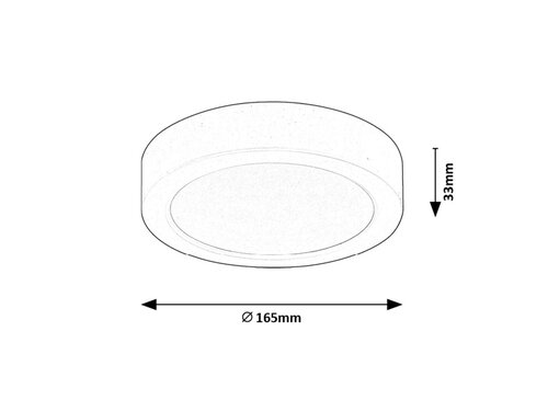 Plafoniera Shaun2 LED, 15W, 1450lm, lumina neutra (4000K)