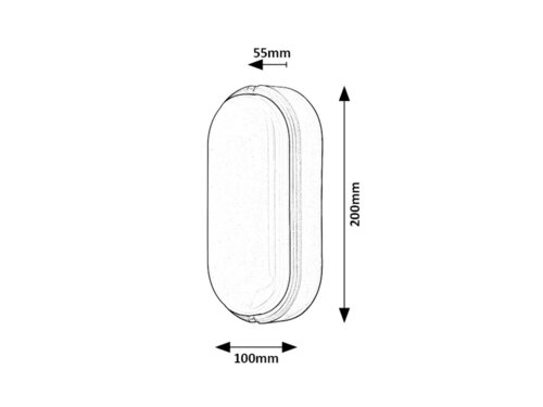 Plafoniera Hort LED, 15W, 1100lm, lumina neutra (4000K), IP54