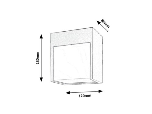 Aplica Balimo LED, 12W, 560lm, lumina neutra (4000K), IP54