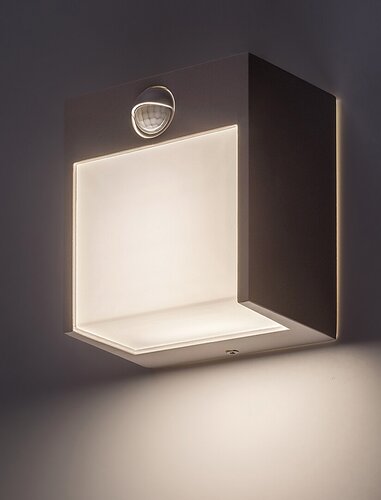 Aplica Balimo LED cu senzor de miscare, 12W, 560lm, lumina neutra (4000K), IP44