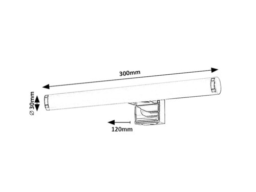 Aplica Nour LED, 5W, 530lm, lumina neutra (4000K), IP44