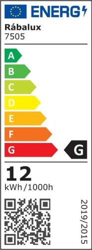 Aplica Palanga LED cu senzor de miscare, 12W, 800lm, lumina calda (3000K), IP44