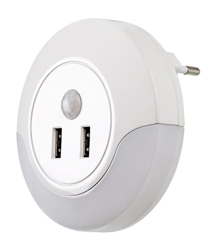 Lampa Dembo LED cu senzor de miscare, 13.9W, lumina calda (3000K), Alb