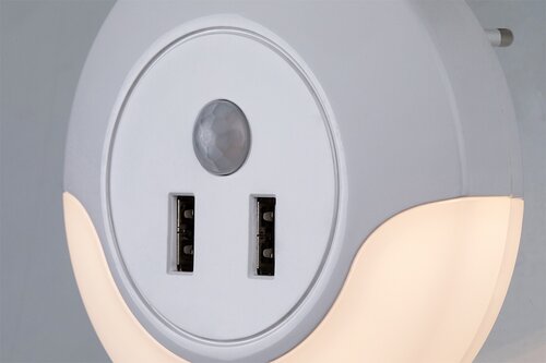 Lampa Dembo LED cu senzor de miscare, 13.9W, lumina calda (3000K), Alb