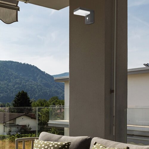 Lampa Zrebar LED cu senzor de miscare, 6W, 450lm, lumina neutra (4000K), IP44