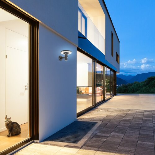 Lampa Alaska LED cu senzor de miscare, 10W, 250lm, lumina neutra (4000K), IP44