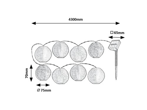 Lampa Titu LED, 0.48W, 4lm, lumina calda (3000K), IP44