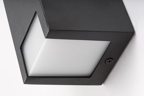 Aplica Cernon, 1 x GU10, negru, IP44