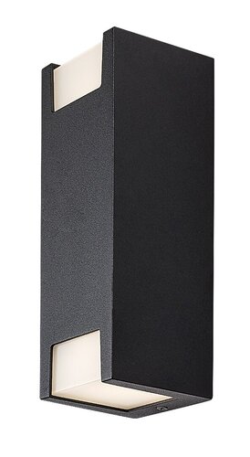 Aplica Cernon, 2 x GU10, negru, IP44