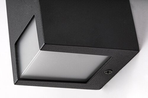 Aplica Cernon, 2 x GU10, negru, IP44