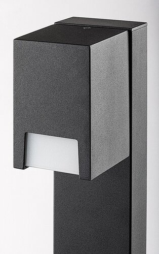 Lampadar Cernon, 1 x GU10, negru, IP44