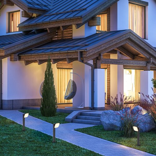 Lampadar Odiel LED, 12W, 750lm, lumina calda (3000K), IP44