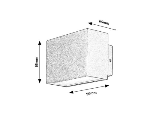 Aplica Mataro LED, 7W, 430lm, lumina neutra (4000K), IP54