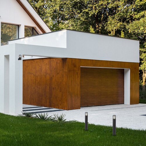 Lampadar Haren, 1 x E27, negru, IP54