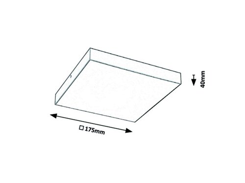 Plafoniera Tartu LED, 18W, 1800lm, lumina reglabila (2800K - 6000K), IP44