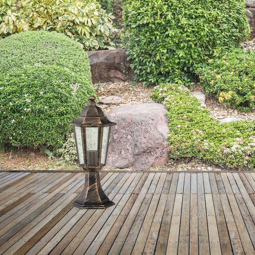 Lampadar Velence, 1 x E27, auriu antic, IP43
