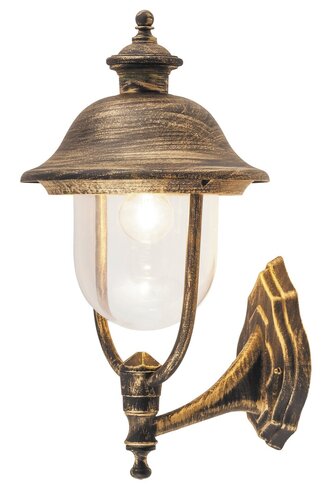 Aplica New York, 1 x E27, auriu antic, IP44