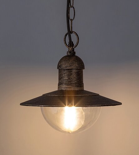 Pendul Oslo, 1 x E27, auriu antic, IP44