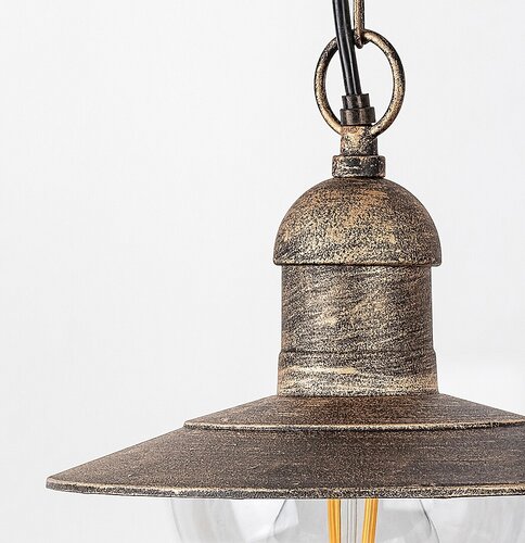Pendul Oslo, 1 x E27, auriu antic, IP44