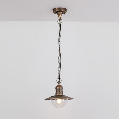 Pendul Oslo, 1 x E27, auriu antic, IP44