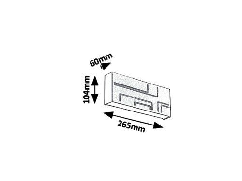 Aplica Maribor LED, 12W, 780lm, lumina neutra (4000K), IP65