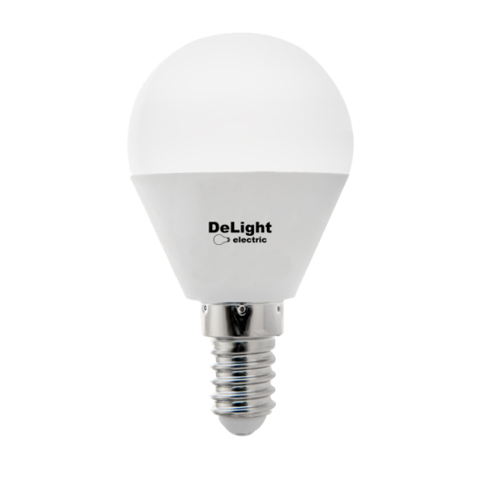 Bec LED sferic, 6W, E14, lumina calda