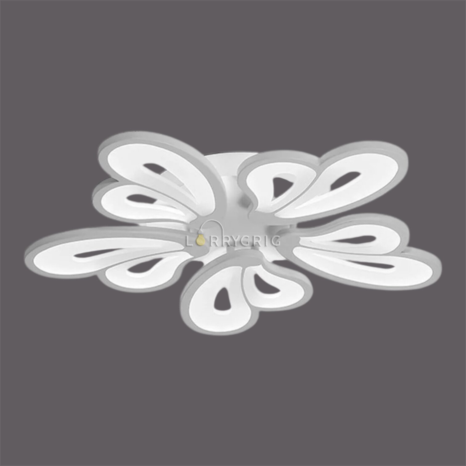 Lustra LED cu Telecomanda, 80W, 3 tipuri de lumina, Alb