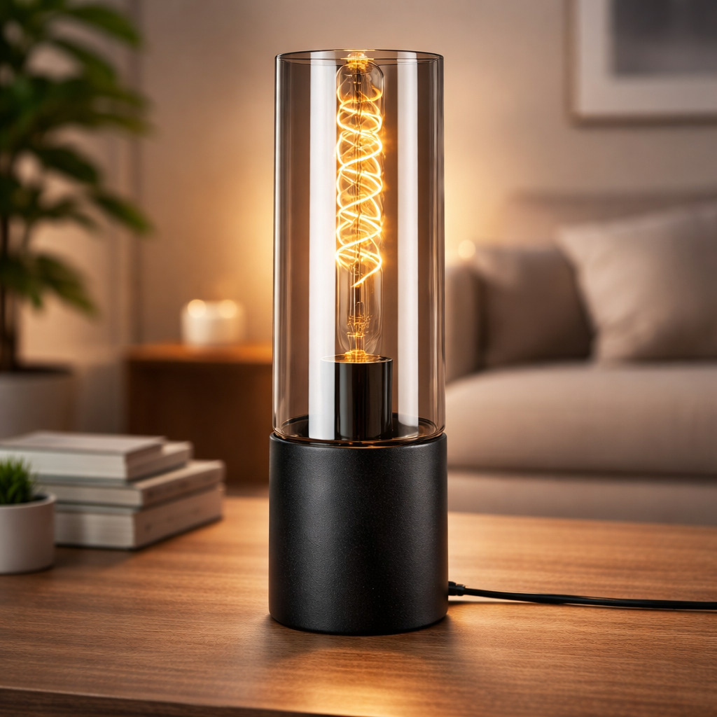 Veioza Ronno, 1 x E27, Negru