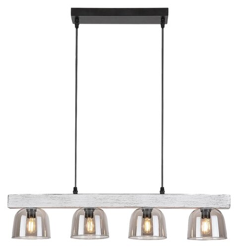 Lustra Suspendata Cardamom, 4 x E14, Gri