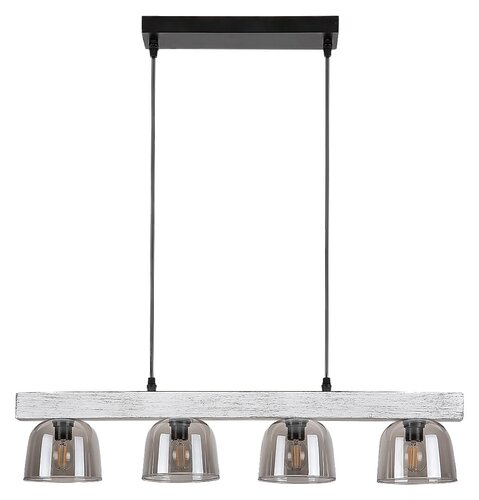 Lustra Suspendata Cardamom, 4 x E14, Gri