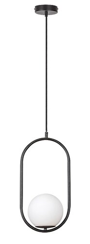 Lustra Suspendata Ghita Premium, 1 x E27, Negru