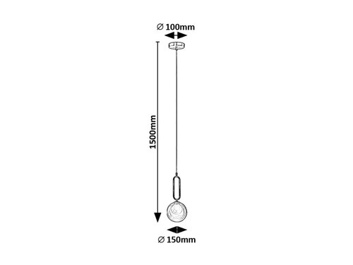 Lustra Suspendata Rosehip, 1 x G9, Auriu