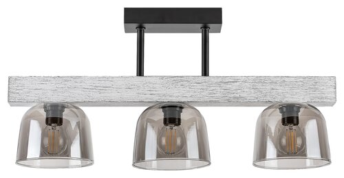 Lustra Cardamom, 3 x E14, Gri